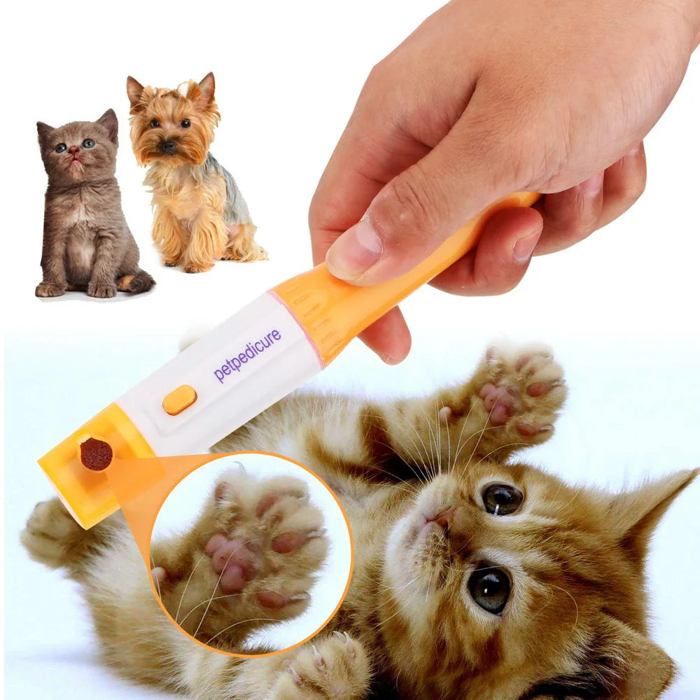 Electric Pet Nail Grinder Cat Claw Scissors Dog Nail Clippers Nail Trimmer Dog Supplies Pet Products