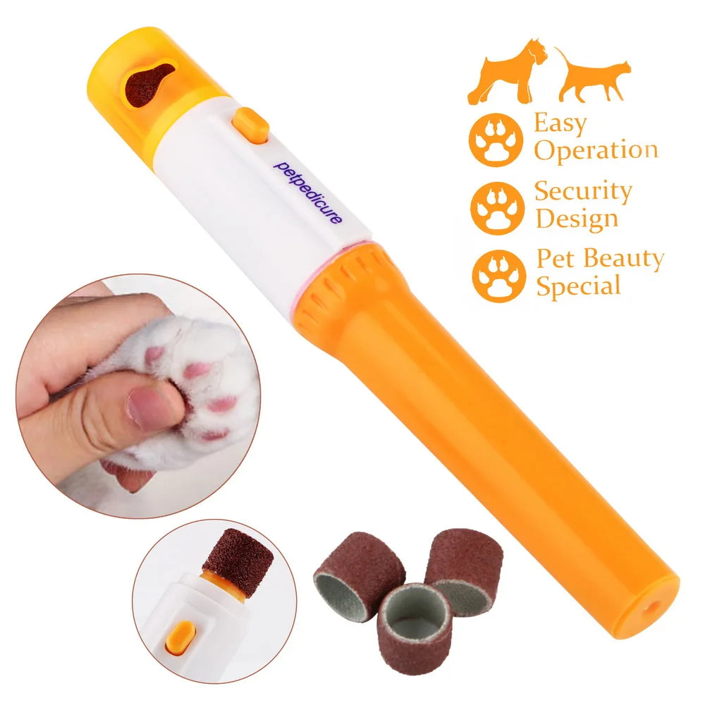 Electric Pet Nail Grinder Cat Claw Scissors Dog Nail Clippers Nail Trimmer Dog Supplies Pet Products