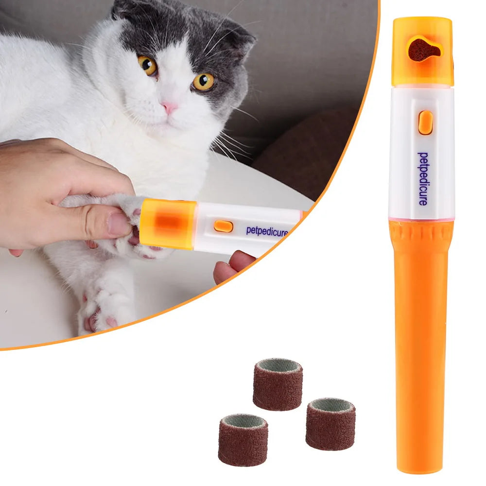 Electric Pet Nail Grinder Cat Claw Scissors Dog Nail Clippers Nail Trimmer Dog Supplies Pet Products